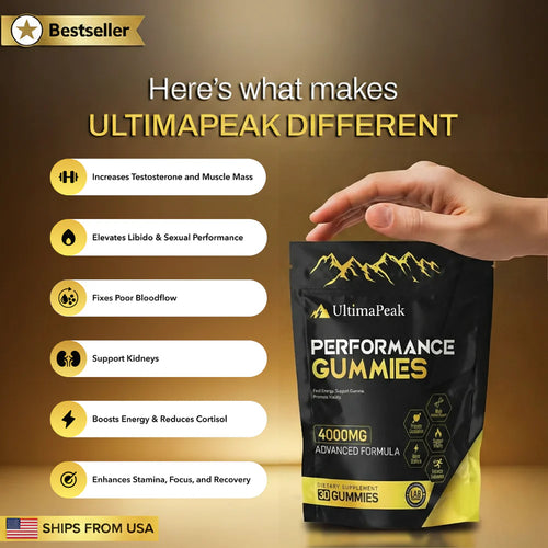ULTIMAPEAK™ Performance Gummies – Now 6-in-1 Support (SALE)