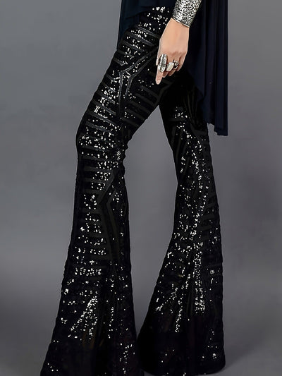 Amara Sequin Flare Pants