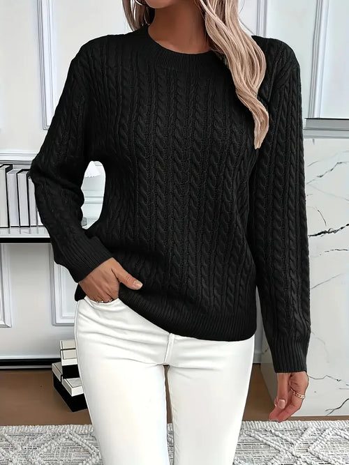 MARIELLE CABLE SWEATER