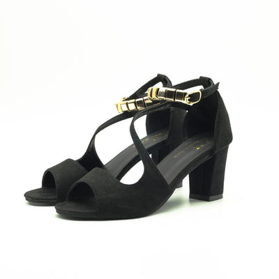Ankle Strap Block Heel Sandals