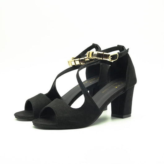 Ankle Strap Block Heel Sandals