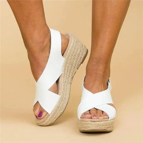 Elara Orthopedic Espadrille Wedges