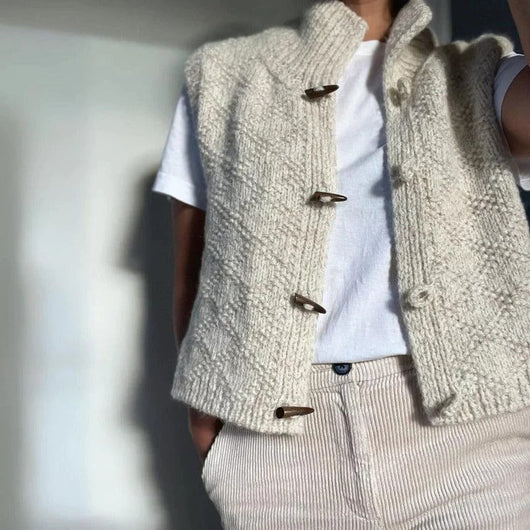 Ardelle Textured Button Vest