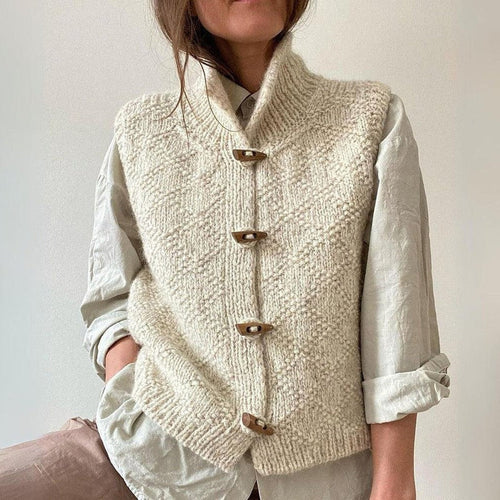 Ardelle Textured Button Vest