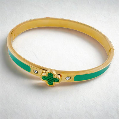 Serene Clover Bracelet | Green