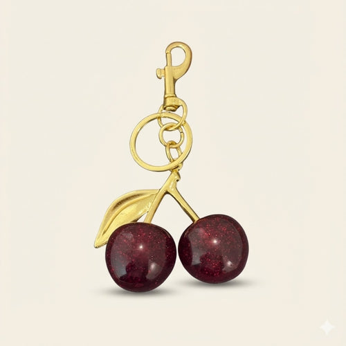 Golden Cherry Charm
