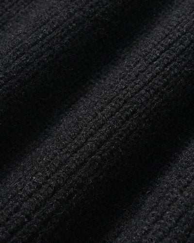 Black Turtle Batwing Sleeve Sweater