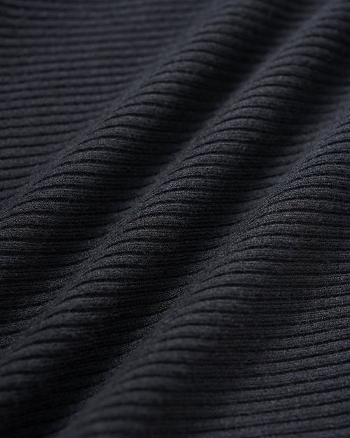 Black V Neck Lace Sweater