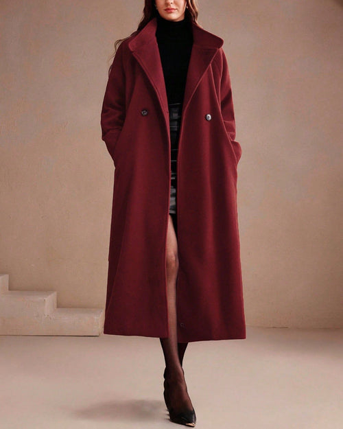 Wine Red Turtle Coat